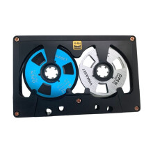 50-Minutes Blank Cassette Tape Blank Reel to Reel Tape Cassette Double-Sided Metal Reel Hollow Case Tape Disk