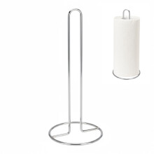 GEEZY Kitchen Paper Roll Towel Holder Stand Freestanding Chrome Finish Stainless Steel