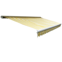 Elektrische Kassetten-Markise H123, Vollkassette Volant 4,5x3m