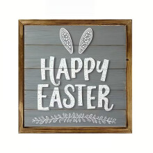 Rustic Modern Wooden Easter Wall Art