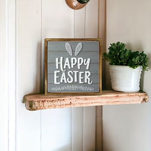 Rustic Modern Wooden Easter Wall Art 2