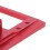 Supporto per servo RC 1/10 4-Link Low-Center alluminio rosso 8