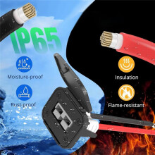 For Anderson Connector,8AWG 50AMP Battery Quick Connect/Disconnect Connector, 1.64ft Battery Cable Connector,Winch Wiring
