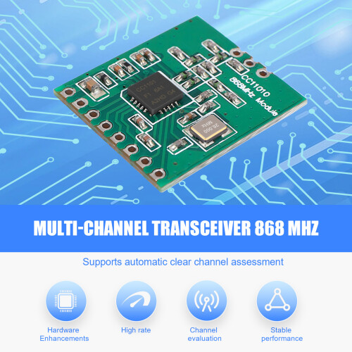 CC1101 868MHZ Radio Transmission Antenna Transceiver Module 1