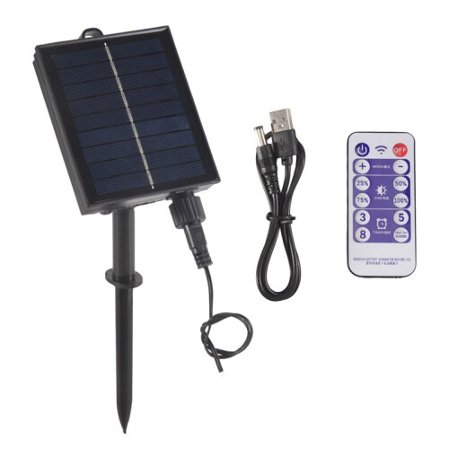 1200mAh Solar Panel Control Box Kits Lithium Battery Panel for 3.7V 24V LED String Strip Lamp  Charging