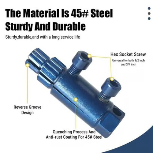 Broken Pipe Thread Extractor, Broken Valve Thread Extractor, Stripped Screw Extractor, Faucet Valves Screws Extractor 1