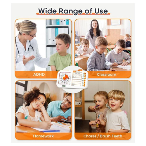3-in-1 Visual ADHD Timer for Kids & Adults with Planning Board, Task Timer, Chore Chart & Visual Schedule Planne 2