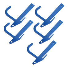 5 Stück Stahl-Zaunstrecker, 16,5 x 9,3 cm, Farbe Stahl