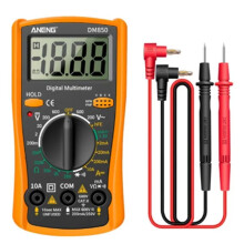 ANENG DM850 1999 Contagens Multímetro Digital Elétrico Automático AC/ Testador de Tensão Corrente Ohm Amperímetro Detector Ferramentas Laranja