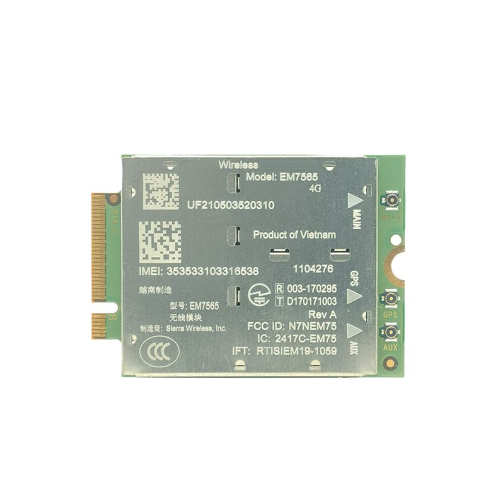 Em7565 4G Lte Module Cat-12 600Mbps Cbrs Ngff Module Cat12 Ngff Module Cat12 For Laptop Wireless Module 6032770390665