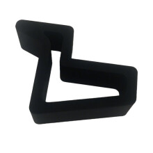 - Heavy-Duty Window & Door Wedge with Non-Slip Base for Home, Office, Bathroom, Kitchen Black
