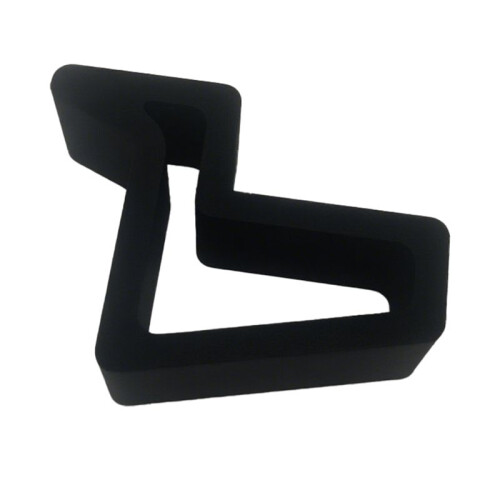 Fermaporta - Fermaporta per Porte e Finestre Resistente con Base Antiscivolo per Casa, Ufficio, Bagno, Cucina, Nero