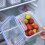 Fruit Storage Containers for Fridge, Kitchen Food Container with Removable Colander,Refrigerator Storage Box for Freezer 2