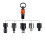 Socket Holder Keychain 3pc -1/2inch Socket Organizer with Quick Release and Clip - Impact Wrench and Toolbox Accessories 5