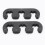 Universal 7mm 8mm for  Wire Separator Divider Ignition Lead Wire Divider Separator Clip Black 2