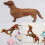 Prato de Jantar de Cachorro Dachshund de 15,7 Polegadas TáBua de Queijo de Corte TáBua de Charcutaria Bonito Jantar de Natal 8