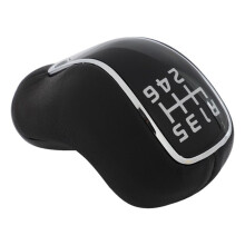 6 Speed PU Leather Car MT Gear Shift Knob Lever Stick Shifter Knob for Forte Cerato K3 2012-2016 43711A2300D3B