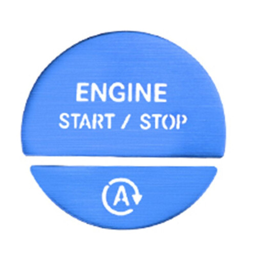 Car Interior Engine One Start Stop Key Button Sticker for - C E GLC-Class W206 W214 X254 2022-2024