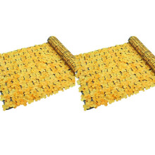 Ortensia Gialla Fiore Artificiale Recinzione Petali Impermeabili Resistente Ai Raggi UV Decorazione del Giardino del Cortile di Nozze