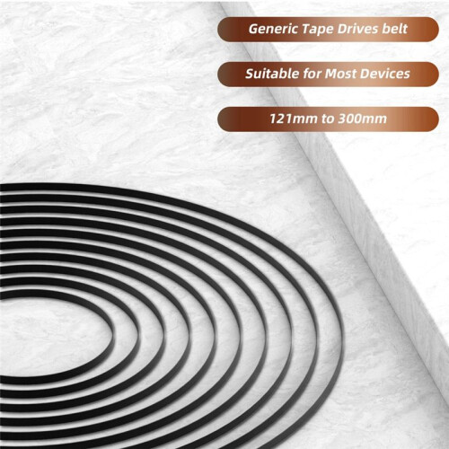 10Pcs Turntable Belt Different Specifications Recorder Rubber Belt for Turntable Phono 2