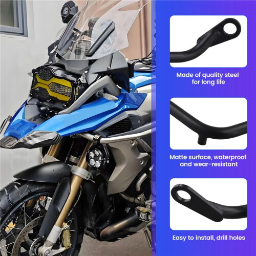 Motorcycle Windshield Bracket Windscreen Wind Deflector Mounting Support for  R1200GS 2004-2012 R1200 Adventure ADV 2