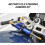 Motorcycle Steering Stabilizer Damper Mounting Bracket Kit for  YZF-R6 YZF600 2003 2004 2005 Silver 2