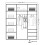 (Black, 200cm) Modern Estonia Full Mirror Wardrobe 4