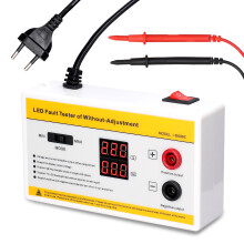 Tester LED portatile 0-200V, 141x82x39mm plastica