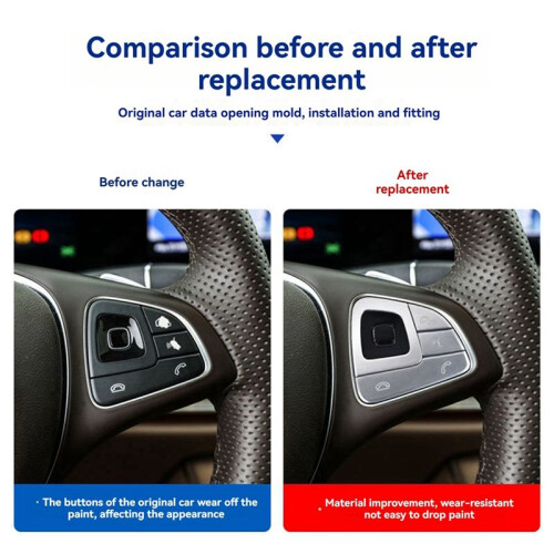 Car Multi-Function Steering Wheel  Button Kit for   E Class W213 W238 E200 E300 E400 2016-2018 1