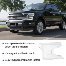 Pantalla de Faro Transparente para F150 F-150 2019-2020, Derecha.