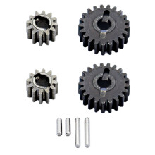 Para FMS FCX24 Metal Portal Axle Portal Gear Set 21T 12T 1/24 RC Crawler Car Upgrades Piezas Accesorios
