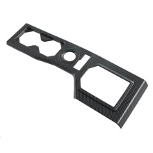 Auto Middenconsole Versnellingspook Panle Cover Interieuraccessoires voor Triton / L200 2024 RHD Koolstofvezel