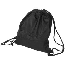 All'aperto Donna Uomo Nylon Nero Ultraleggero Zaino Borsa da Basket da Calcio Cordino Caccia con Manico Escursionismo Palestra Borse Sportive ()