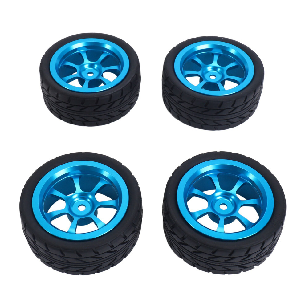 65Mm Metal Wheel Rim + High Grip Rubber Tires Tyres For 144001 A959 A959-B 124019 124018 Rc Car Parts, 6032483730789