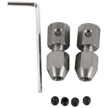 2Pcs RC Boat Flexible Kupplung CNC Edelstahl Flex Collet Koppler, 5X4Mm