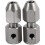 2Pcs RC Boat Flexible Coupling CNC Stainless Steel Flex Collet Coupler,5X4Mm 7