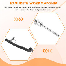 Fitness Gym Magnetisch Universal Gewicht Stapel Stift mit Lanyard Aluminium Legierung Training Gym AusrüStung Teile