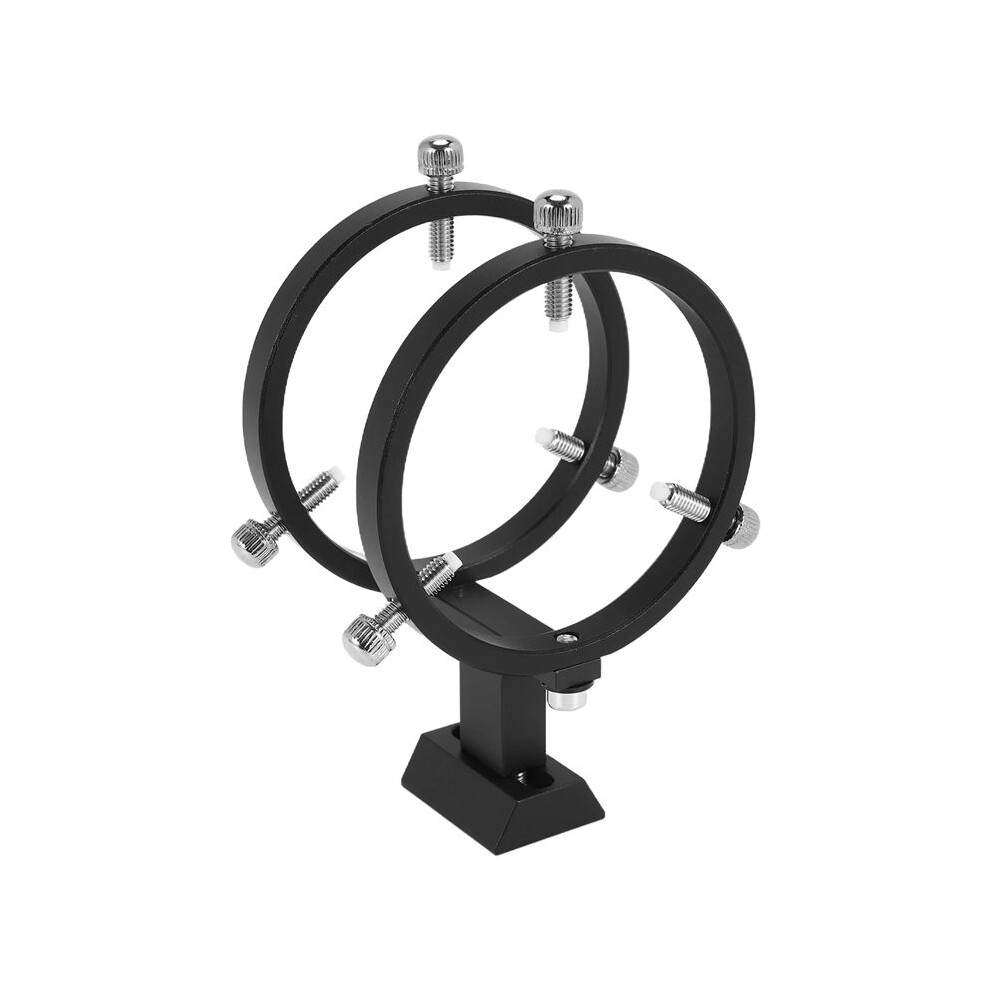 Adjustable Pointer Finderscope Bracket 6-Point Guidescope Rings Mount Astronomical Telescope,82Mm(49Mm-81Mm) 6031337290066