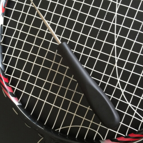 1Pc Badminton/Tennis Racket Stringing Tools Parts -Straight Awl- Stringing Tools Pass Through a Grommet Black 2