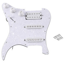 ST SQ Elgitarr Laddad FöRtråDad Elgitarr Pickup-Enhet Vit PäRla