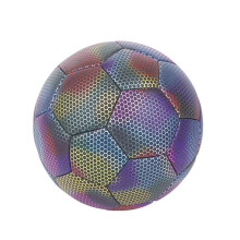 Pallone da Calcio Olografico - Si Illumina al Buio, Riflettente, Misura 5 - Perfetto per I Bambini