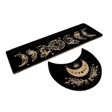 Maanvormige Houten Basis Displaystandaard Tarotkaart Houten Basisbeugel Rechthoekige Displaystandaard,A