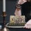 Moon Shaped Wooden Base Display Stand Tarot Card Wooden Base Bracket Rectangular Display Stand,A 5