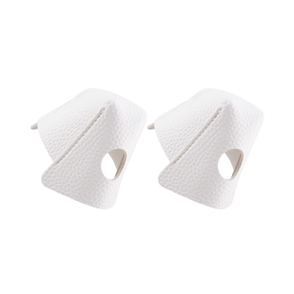 2Pcs Toe Cover For Roller Skates, Skate Toe Cover, Replaceable Roller Skating Shoe Cover(White) White Tauoh