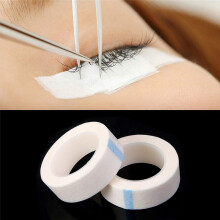 24 Rouleaux de Ruban à Cils Blanc, Rubans à Cils en Tissu AdhéSif pour Extension de Cils 9 M/ 10 Yards