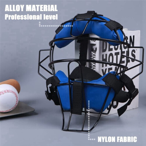 Full-Face Baseball Catcher Mask, Secure Fit Provides Protection and Comfort ,Does Not Obstruct View, 2