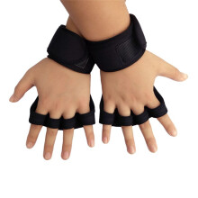 L Training Sporthandschoenen voor Heren Dames Trainingshandschoenen Fitness Body Building Gewichtheffen Gym Hand Polshandschoenen Zwart A