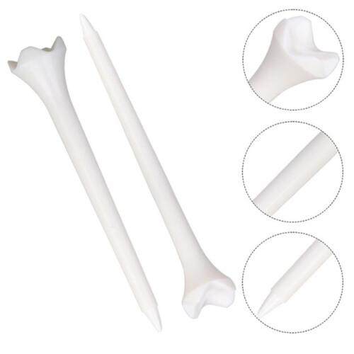 100Pcs 70 mm Professional Tee System Plastic  Tee Maximizes Golfers' Teeing Performance  Accessories