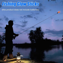 3szt. Lampa Wędkarska Elektryczna Lampka LED w Kształcie Kija Nocne Akcesoria do Sprzętu Wędkarskiego Luminous Float (Włączona Stale, Migająca,