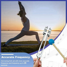 Tuning Fork Set,OTTO64HZ Tuning Forks for Healing Chakra,Sound Therapy,Keep Body,Mind and Spirit in Perfect Harmony